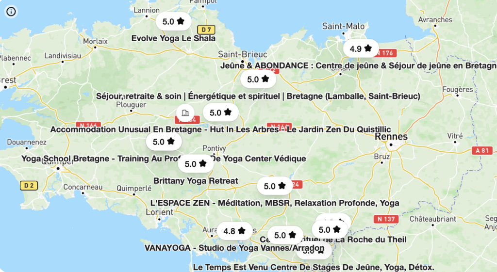 lieux pour votre retraite de déconnexion en Bretagne